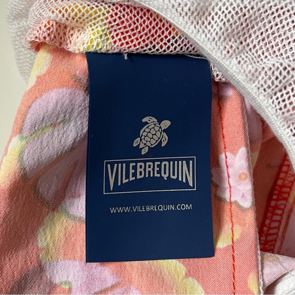 Vilebrequin Boys Orange Floral Swim Shorts - 2Y - Picture 8 of 15